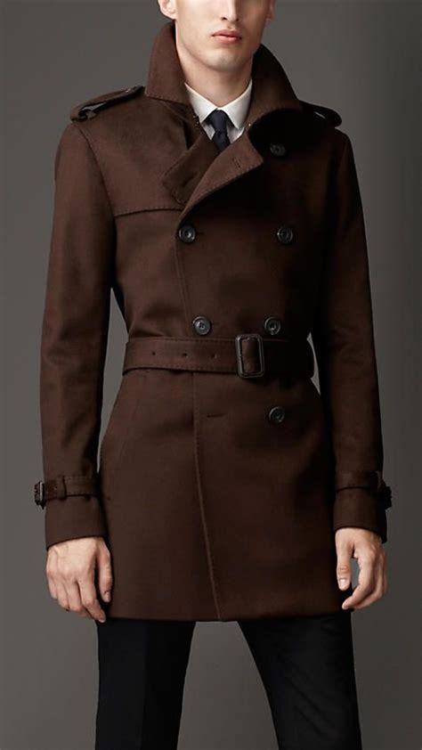 burberry wool cashmere trench|authentic burberry men trench coat.